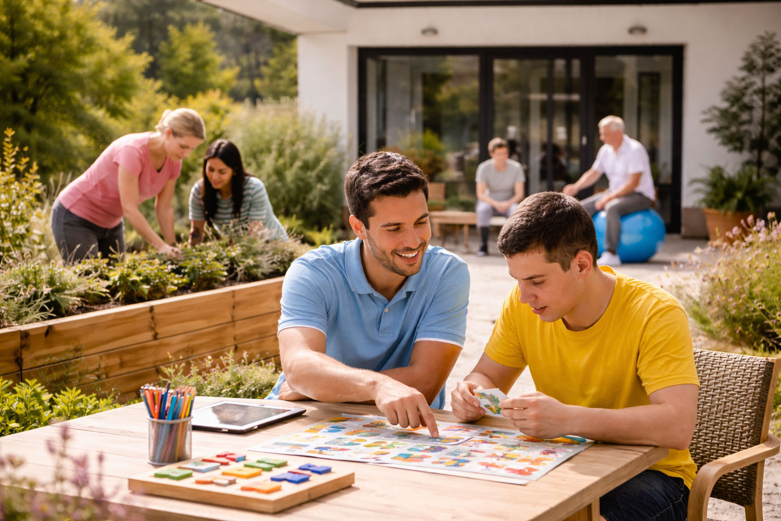 Accompagnement global, individualisé et coordonné d’adultes avec troubles du spectre de l’autisme au sein du Foyer d’Accueil Médicalisé L’Oiseau Lyre à Levens, Alpes-Maritimes.