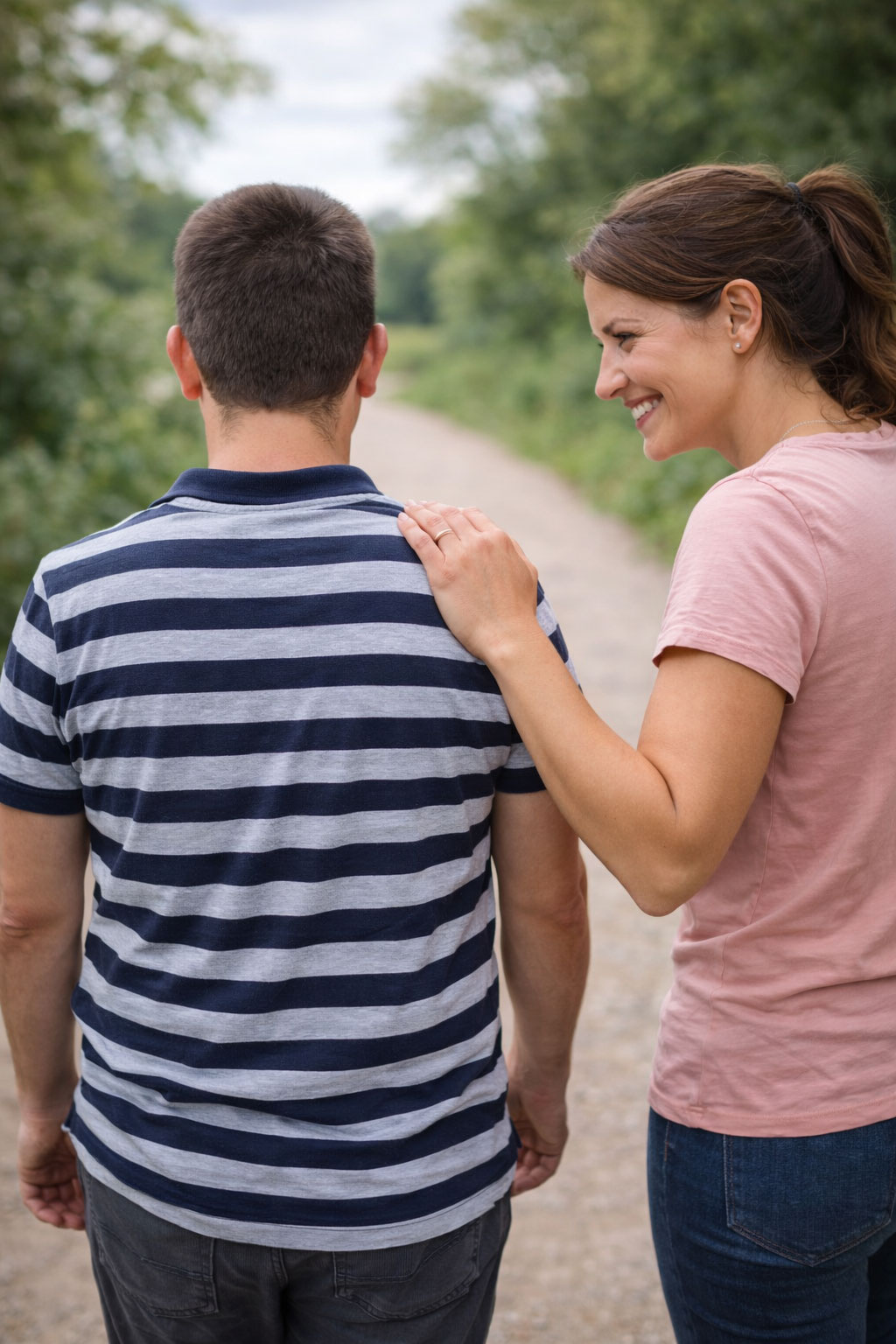 Accompagnement bienveillant d’un adulte avec autisme par un professionnel, illustrant les valeurs humaines et inclusives de l’association 3A