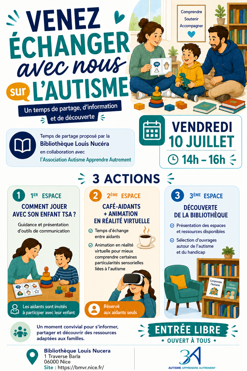 Evènement 3A à la bibliothèque